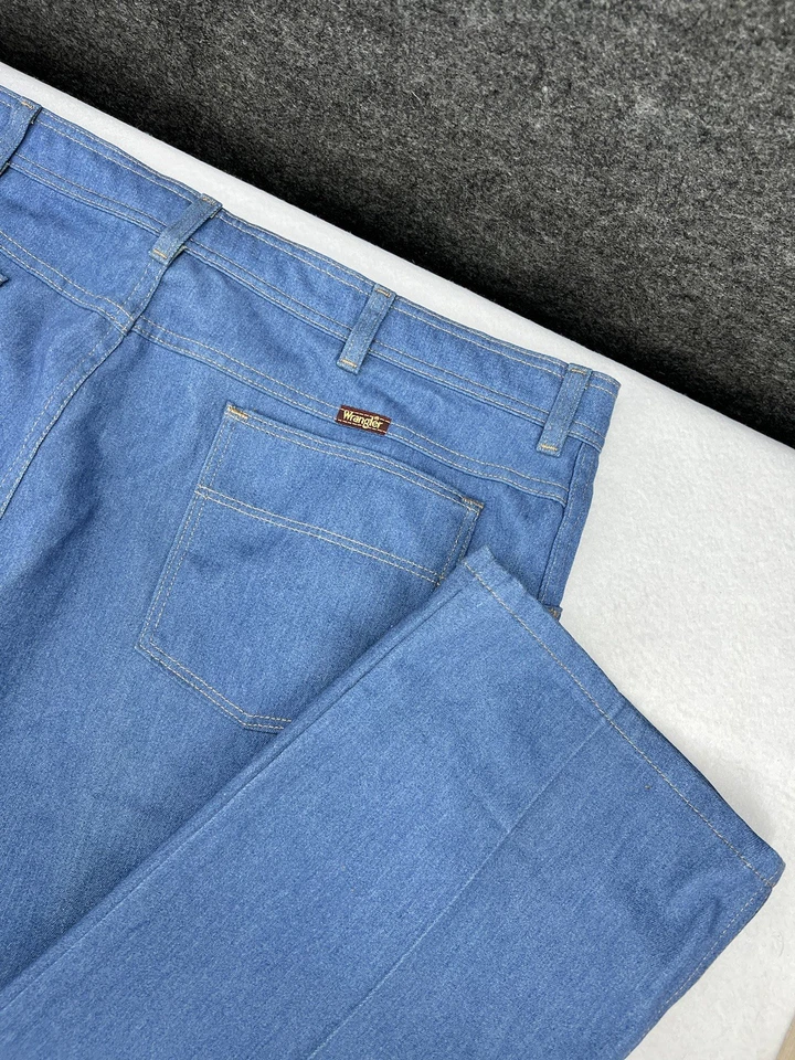 Wrangler Hero Stretch Jeans 46 X 30 Blue Denim With Tags Mens 85900DW