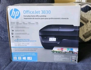 HP OfficeJet 3830 Wireless All-In-One Inkjet Printer SEALED NEW - Afbeelding 1 van 6