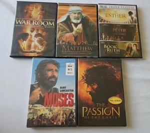 The Passion of the Christ DVD, Full Screen And 4 More Moses,Ruth,Matthew,WarRoom - Picture 1 of 6
