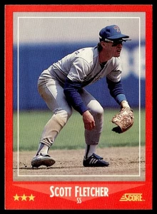 1988 Score Scott Fletcher Texas Rangers #251 - Picture 1 of 2