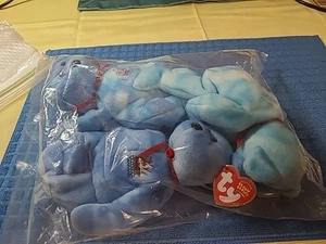 THREE NINA BEANIE BABIES IN SEALED BAG - Picture 1 of 9