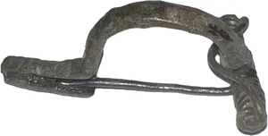 Intact Ancient Roman Bronze crossbow fibula 3rd century A.D. - Picture 1 of 2