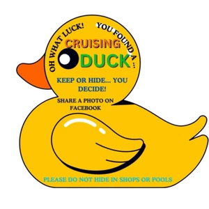 Cruise Cruising Australia Duck Tags for rubber ducks Ship game Australian Made - Picture 1 of 5