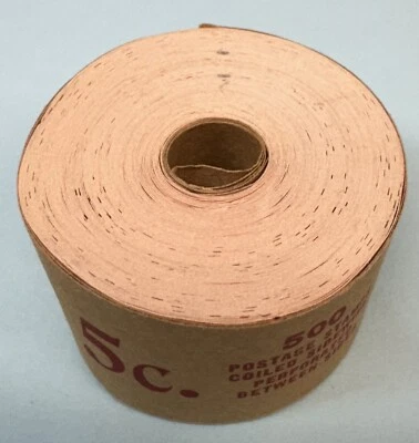 U.S., 1948, Scott #C37 Coil Roll of 500, 5c Perf. 10 Horiz., Cat. Val. :$700.00+ - Image 1 of 3