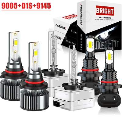 For Dodge Challenger 2008-2010 LED/HID Headlight High Low Beam Fog Light Bulb - Image 1 of 4