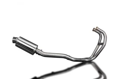 Delkevic Sistema Completo 2-1 9" Acero Inoxidable Escape Ovalado Kawasaki GPZ500S Ninja 87-09 Foto 1 de 3