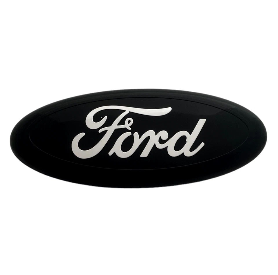 Black Tailgate Ford Emblem 5" Rear Oval Logo for Ford Focus C-max Taurus - Image 1 of 4