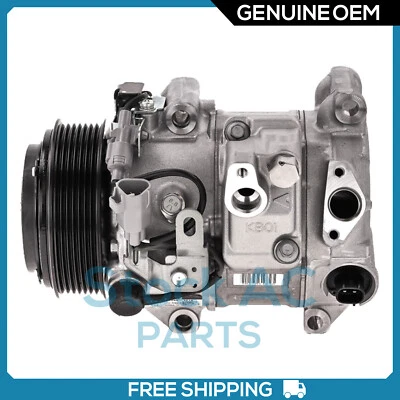 Compresor de aire acondicionado OEM Denso 7SBH17C para Lexus ES350 / Toyota Highlander, Sien... QR Foto 1 de 4