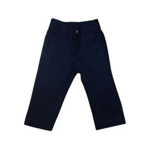 Gymboree Boys Pants – Navy Blue Linen Blend, Elastic Waist, Dress or School Size - Picture 1 of 5