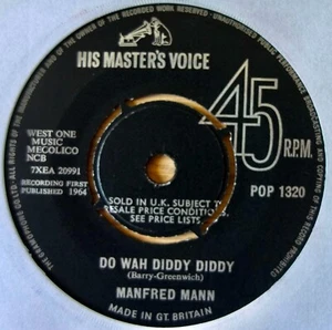 MANFRED MANN DO WAH DIDDY DIDDY 7" SINGLE HMV (1964) EX BEAT BLUES GT BRITAIN - Picture 1 of 3