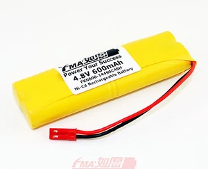 2Pcs Ni-Cd 4.8V 600mAh Baby Video phone Exit Ligh Rechargeable Battery 4SHSYP - Picture 1 of 2