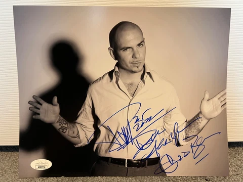 PITBULL signed JSA COA 8x10 Mr Worldwide 305 rap iggy azalea bas psa Cover