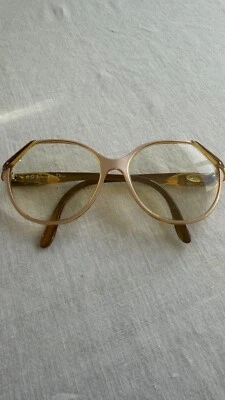 Óculos Christian Dior âmbar e pérola oval 2297 11 56 15 130 Alemanha - Imagem 1 de 4