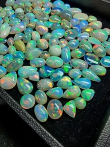 Lote al por mayor de ópalo de fuego Welo etíope natural de alta calidad grado AAA forma mixta - Imagen 1 de 6