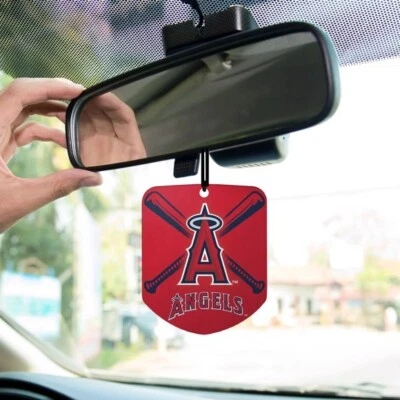 Los Angeles Angels Air Freshener Fresh Scent 2 Pack Car Truck NEW! 3x3 Inches - Image 1 of 3