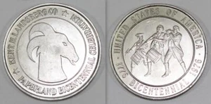 1776~1976 Keith H. Landsberg Co. Paperland Bicentennial Celebration Coin Token - Picture 1 of 4