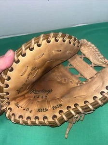Vintage Rawlings FJ42 LH Jugend Baseballhandschuh Gen hartnäckig Modell linke Hand - Bild 1 von 4