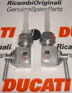 Ducati, Laverda, Guzzi, PAIR petcocks aluminum 16mm X 1.0 threads #6005 + 6006 - Bild 1 von 1