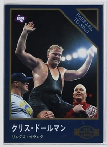 Tarjeta coleccionable CHRIS DOLMAN - 1995 BBM Pro-Wrestling - Imagen 1 de 3
