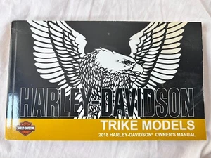 OEM Harley Davidson 2018 Trike Models Owner's Manual, 94000477* ~ NICE - Foto 1 di 6