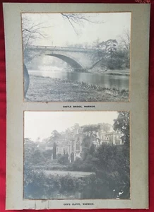 GWR EISENBAHNFOTO WAGENPANEL WARWICK CASTLE BRIDGE & GUYS CLIFFE 1920ERer - Bild 1 von 5