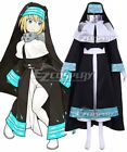 Fire Force Iris Battle Suit Girls Dress Outfit Halloween Party Cosplay Costume E