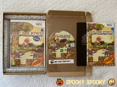 Ivy The Kiwi Nintendo Wii - UK PAL VGC CIB - High Quality Packing - Tracked - Image 1 of 4