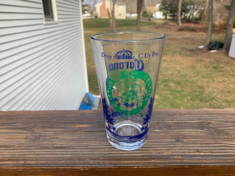 Unique Boston Celtic/Corona Pint Glass Cover