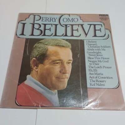 Original 1975 RCA Perry Como -  I Believe Vintage Vinyl Record LP - Image 1 of 4