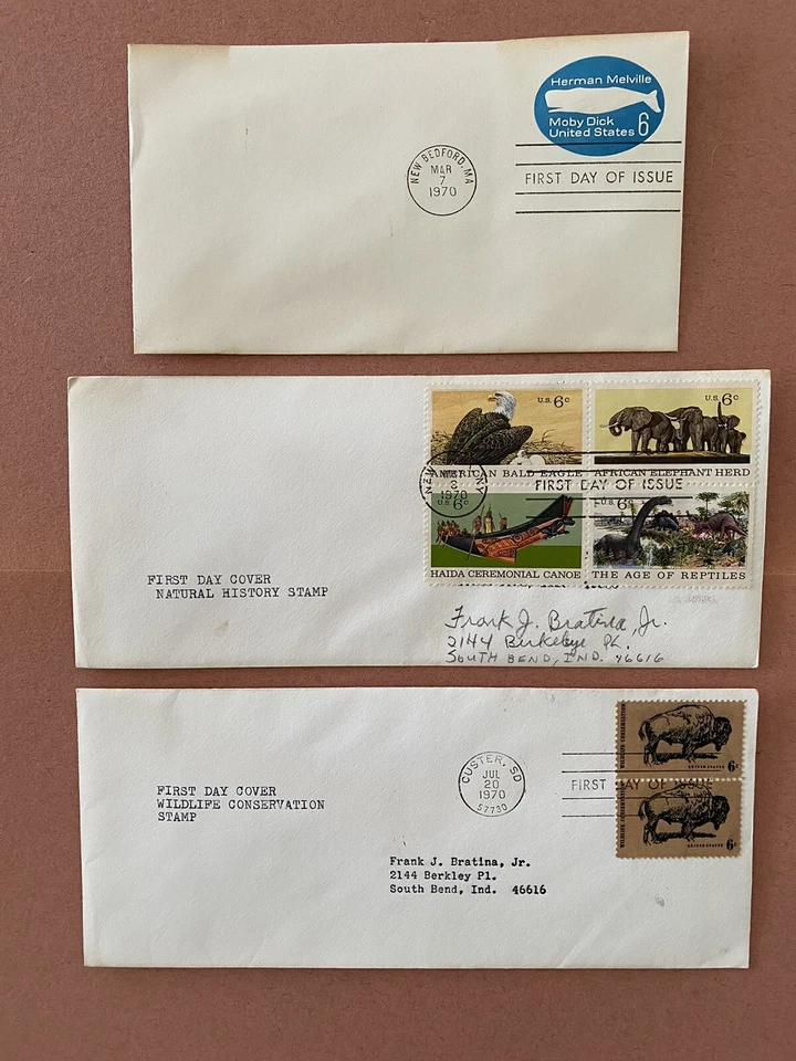 1970 FDC Herman Melville Moby Dick, Wildlife, Natural History  - Image 1 of 1