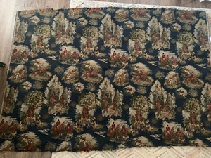 Tapestry uphostery fabric horses hunting dogs equestrain 54x36 - Picture 1 of 6