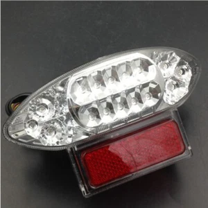 Clear LED Tail Light Turn Signals For GSX1300R Hayabusa Katana GSX600/750/F - Picture 1 of 11