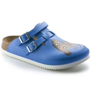 Birkenstock Kay Super Grip Mujer Azul SRA Trabajo Cocina Jardín Zapatos - Imagen 1 de 7