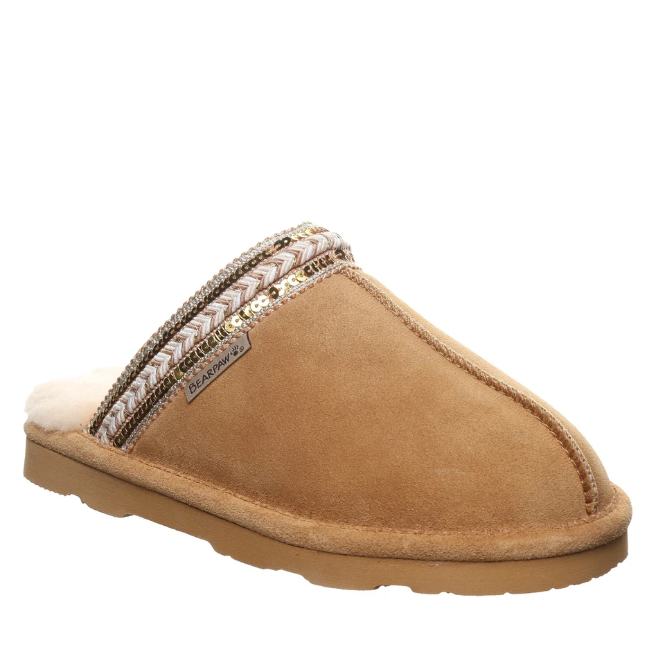 Bearpaw Tanya Womens Slippers - 3222w  Cozy Comfort Sli Iced Coffee - 6 Medium - Изображение 1 из 1