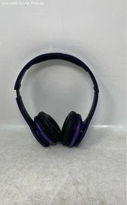 Beats By Dr. Dre Solo HD Purple On-Ear Wired Headphones No Tested - Picture 1 of 11