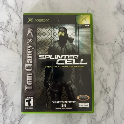 Splinter Cell (Original Xbox) Black Label CIB COMPLETO - Imagem 1 de 3