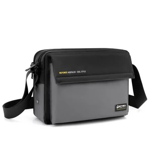 Umhängetasche für Herren Crossbody Schultertasche kleine Nylon Geldbörsen Kuriertasche B... - Bild 1 von 7