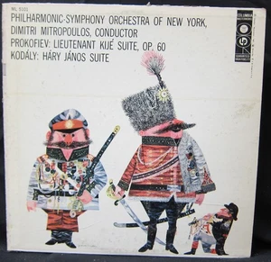 Prokofiev Lieutenant Kijé Suite, Op. 60 / Kodály Háry János Suite - Mitropoulis - Picture 1 of 2