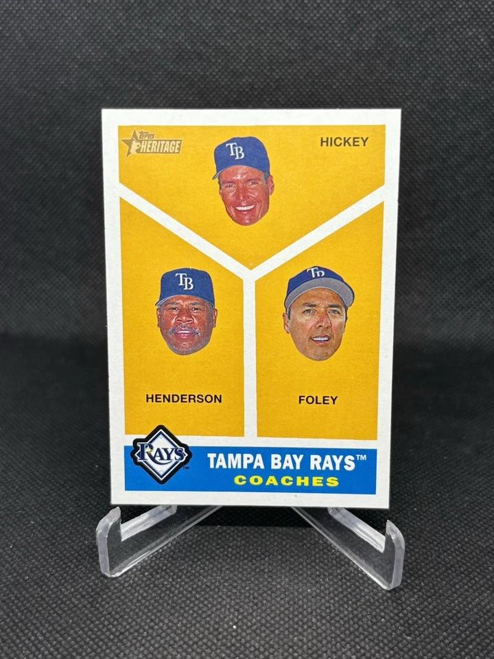 2009 Topps Heritage Jim Hickey, Steve Henderson,  Tom Foley #462 RC SP - Image 1 of 2