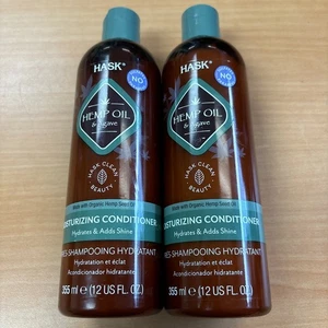 2 pack~Hask Hemp Oil & Agave Moisturizing Conditioner 12 fl oz - Picture 1 of 2