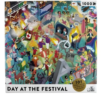Big Potato - 1000 Piece Jigsaw Puzzle - 'DAY AT THE FESTIVAL'  - Complete - Image 1 of 4