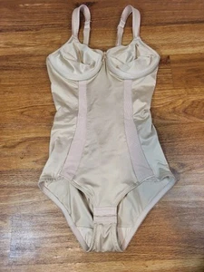 Wacoal Women's Nude Adjustable Strap Shapewear Bodysuit 80985 Size US 34C - Picture 1 of 5