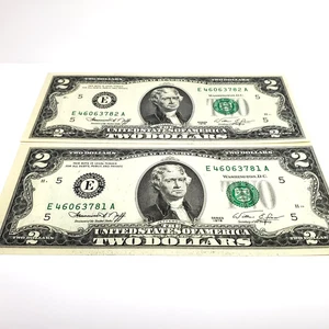 1976 UNCIRCULATED SERIES E BICENTENNIAL TWO DOLLAR BILLS IN SEQUENCE - Picture 1 of 13