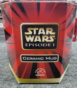 Star Wars Episode 1 Darth Maul Ceramic Mug Authentic Collectible Applause - Picture 1 of 10
