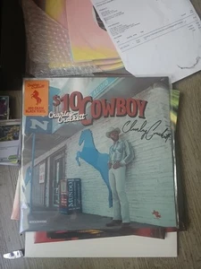 CHARLEY CROCKETT $10 Cowboy Vinyl Record Autographed Hand Signed Album BRAND NEW - Picture 1 of 2