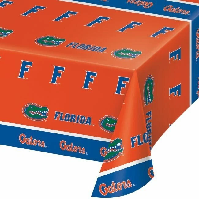 Mantel de plástico Florida Gators 54" x 108" suministros de vajilla Florida Gators Foto 1 de 3
