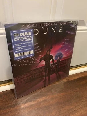 RARE! Dune Original Motion Picture Soundtrack w/POSTER! Vinyl LP Toto Brian Eno - Image 1 of 3