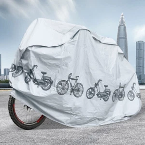 Bicycle Motorcycle Sunshade Cover Outdoor Rain Sun Snow Dustproof UV Protector - Foto 1 di 8