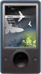 Reproductor de medios digitales Microsoft Zune modelo 1089 30 GB (personalizado 120 GB) - negro - Imagen 1 de 1