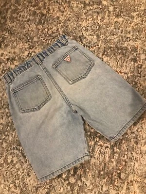 Vintage 90s Kids Light Wash Denim Guess Shorts  Baby Guess Marciano Jean Shorts - Image 1 of 4